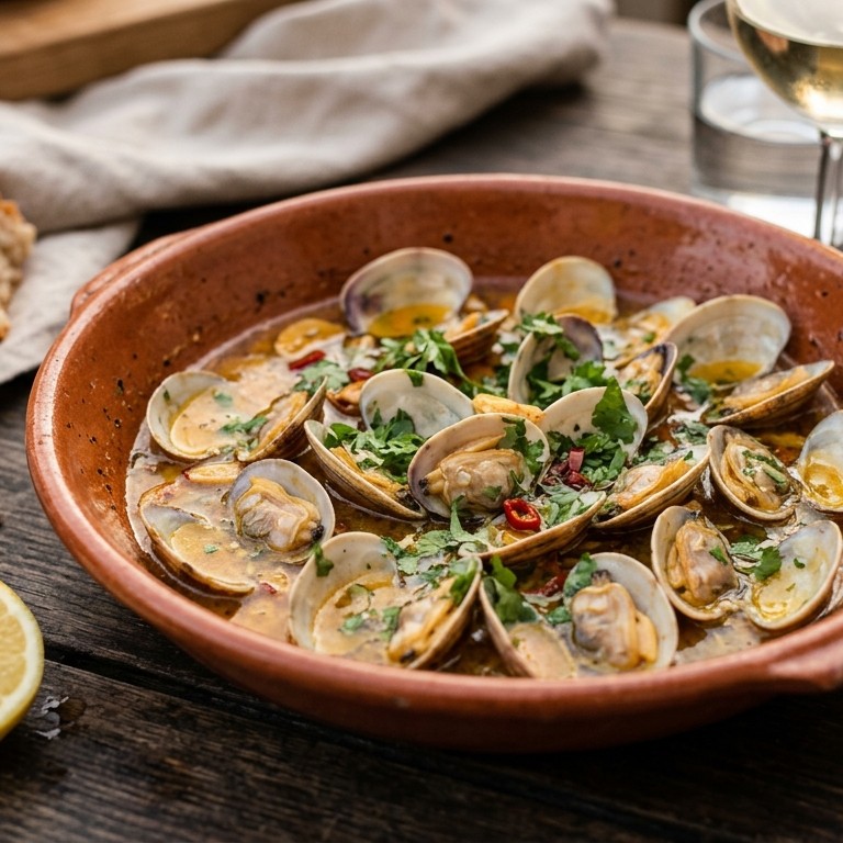 (venus-)schelpjes met knoflook en peper in olijfolie gebakken recept