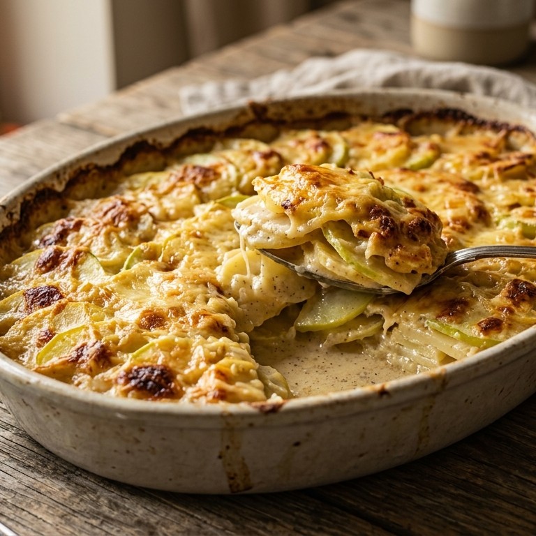 Aardappel-appelgratin recept