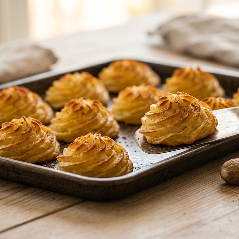 Aardappel-duchesse met roomkaas recept