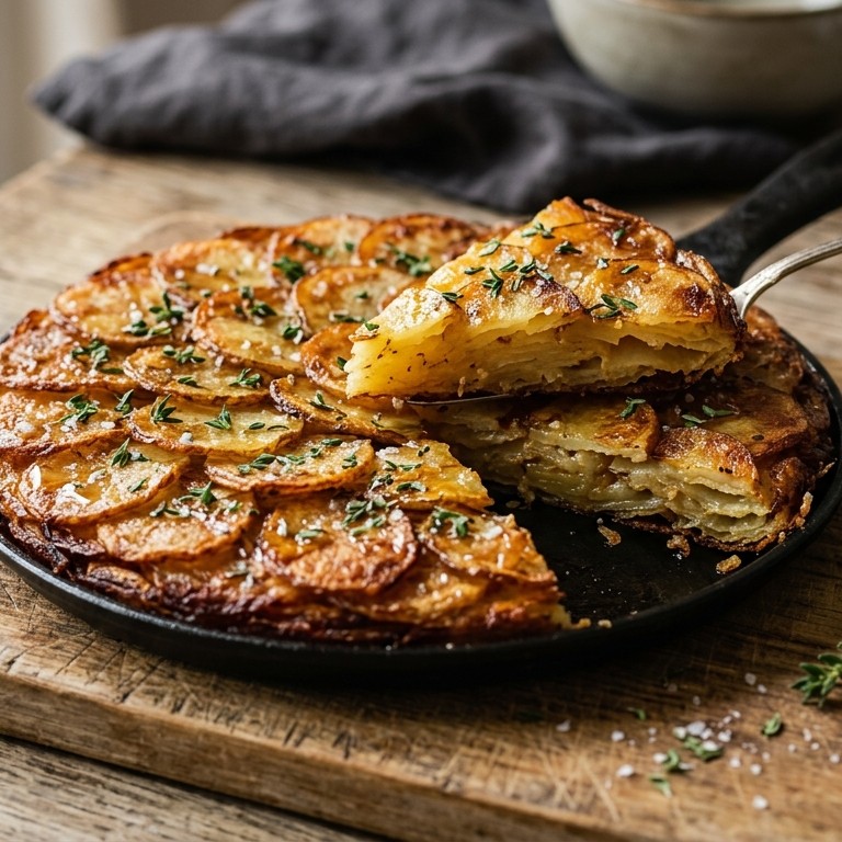 Aardappel Galette met honing en limoen recept