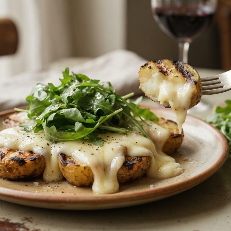 Aardappel, gegrild met Taleggio recept