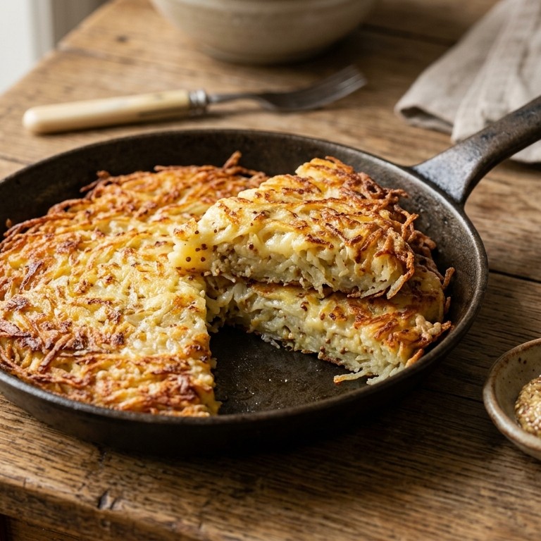 Aardappel-Kaas rösti recept