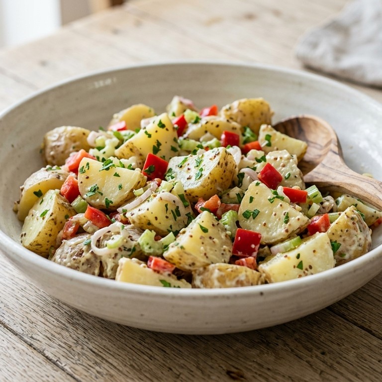 Aardappel-paprikasalade recept