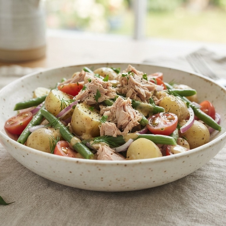 Aardappel-tonijnsalade recept
