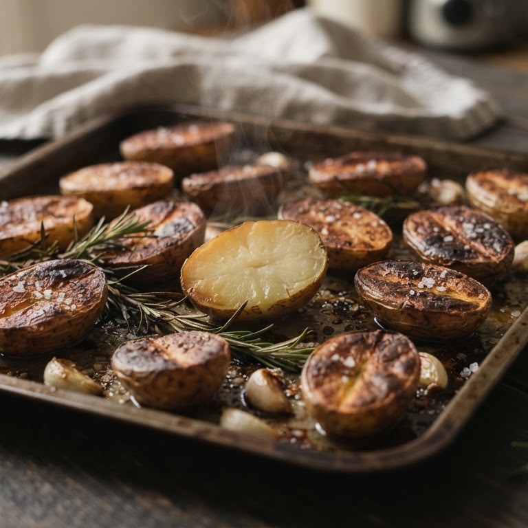 Aardappelen met rozemarijn en zeezout recept
