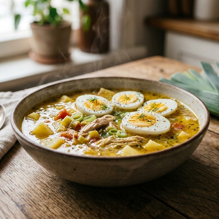 Aardappelenkippensoep recept