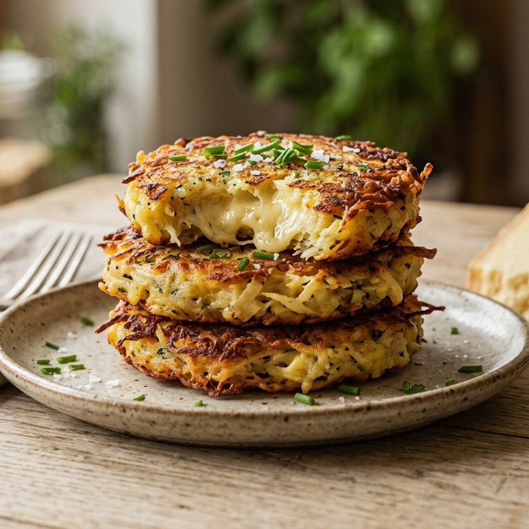 Aardappelkoekjes met kaas recept