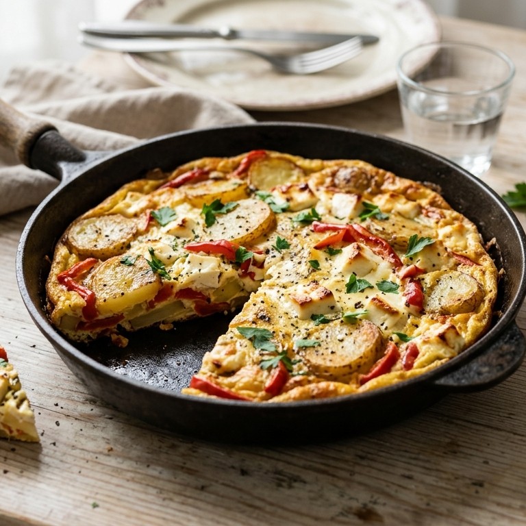 Aardappelomelet recept