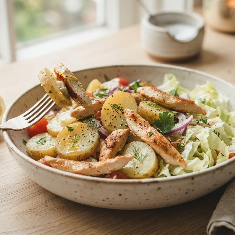 Aardappelsalade light recept