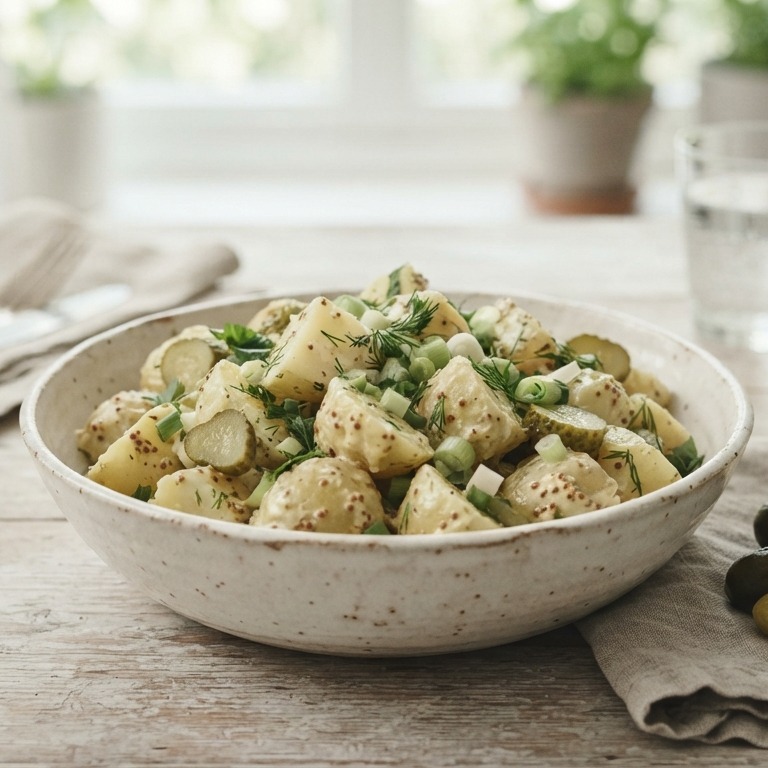Aardappelsalade met augurk recept