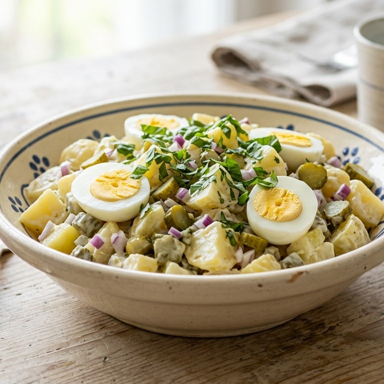 Aardappelsalade met ei recept