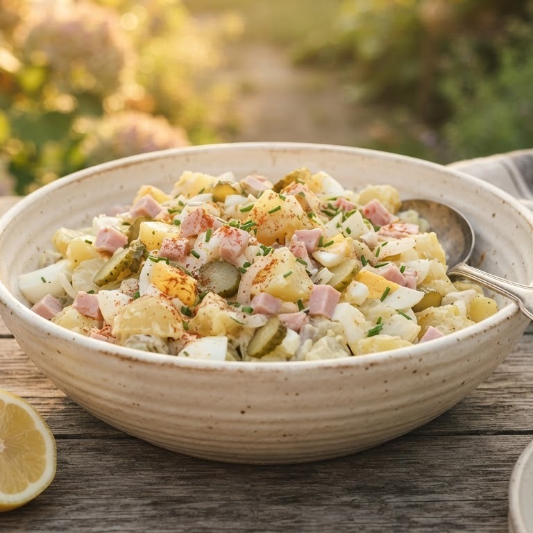 Aardappelsalade voor bij de bbq recept