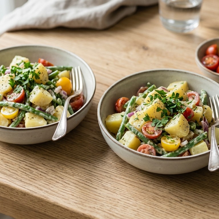 Aardappelsalade voor twee personen recept