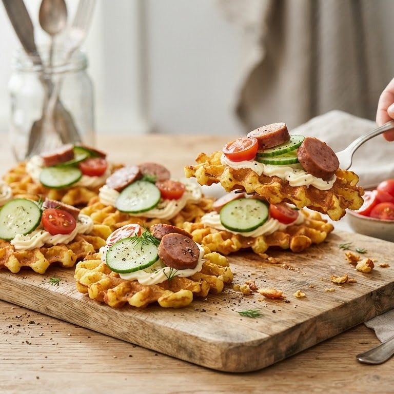 Aardappelwafeltjes recept