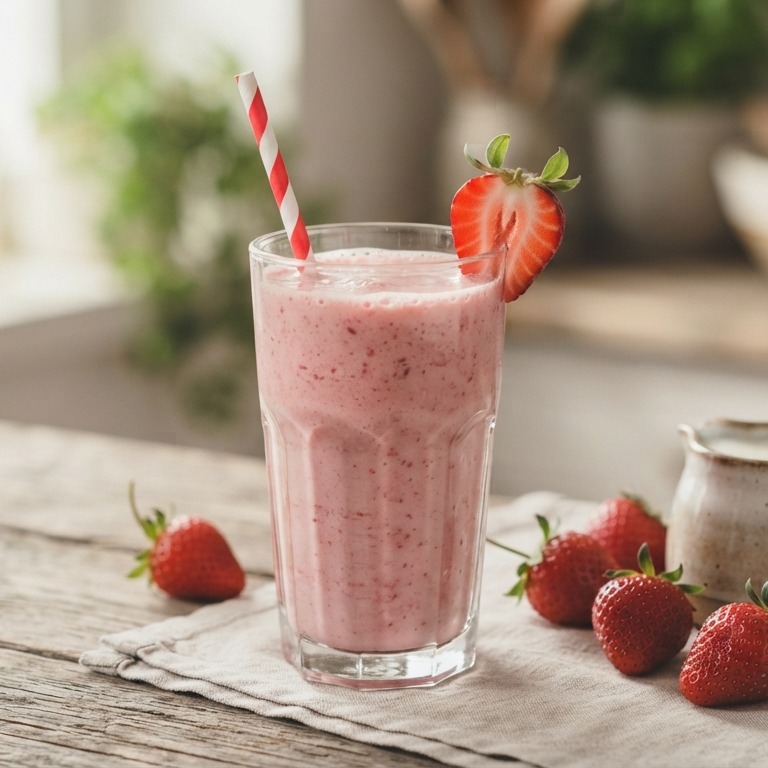 Aardbei milkshake recept