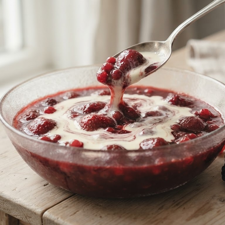 Aardbeien-aalbessen-moes recept