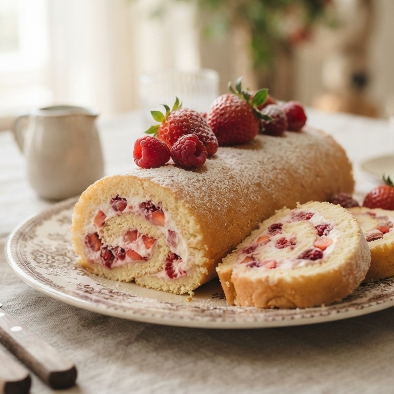 Aardbeien cakerol recept