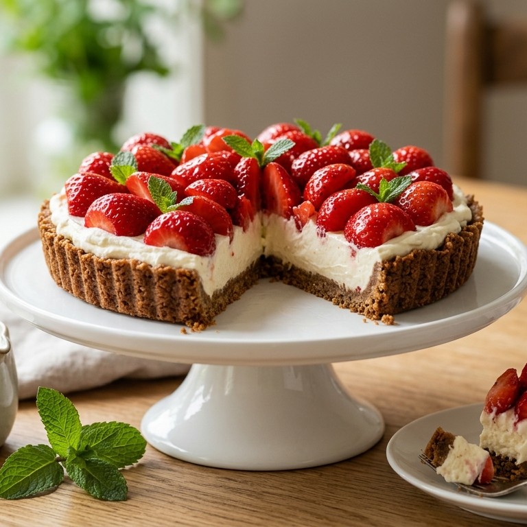 Aardbeien gebak recept