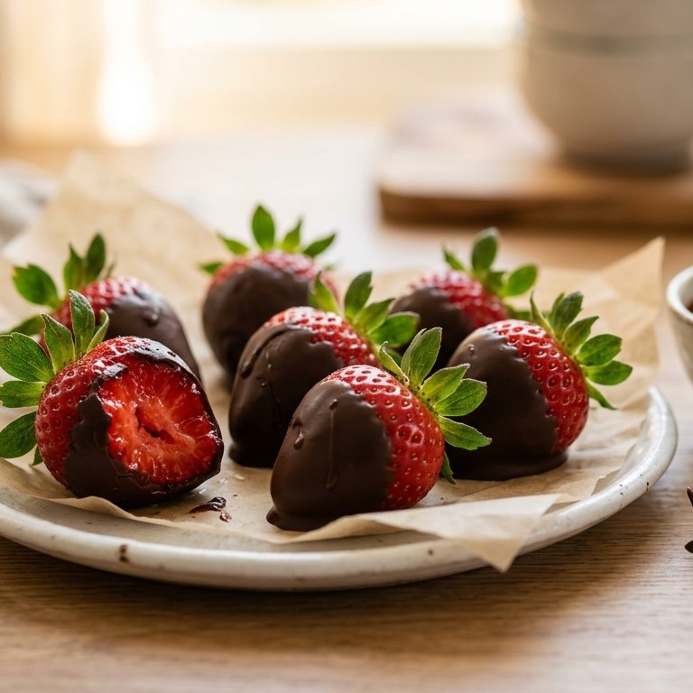 Aardbeien in chocolade recept