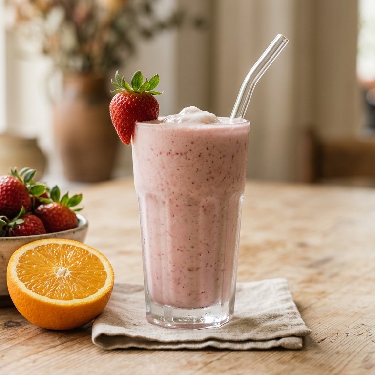 Aardbeien-karnemelk shake recept