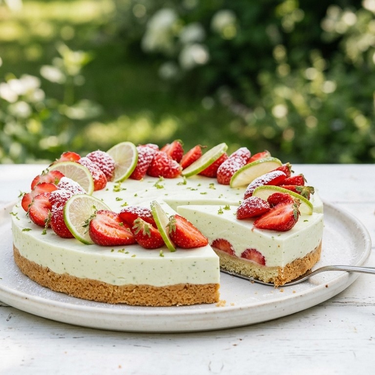 Aardbeien-limoentaart recept