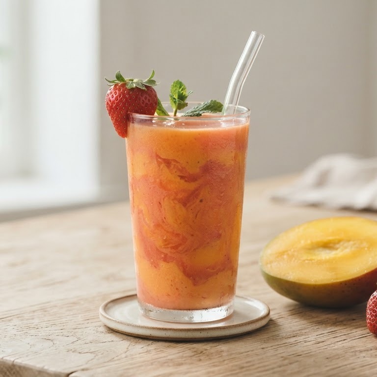 Aardbeien-mango smoothie recept