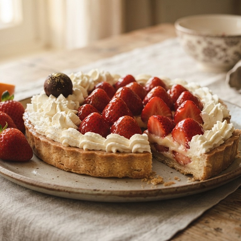 Aardbeien roomtaart recept