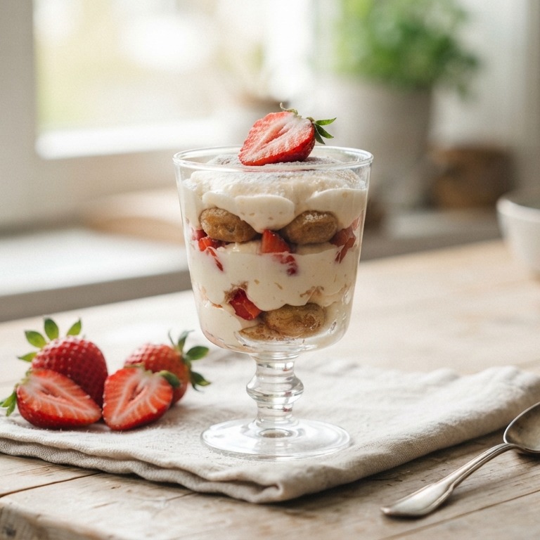 Aardbeien toetje recept