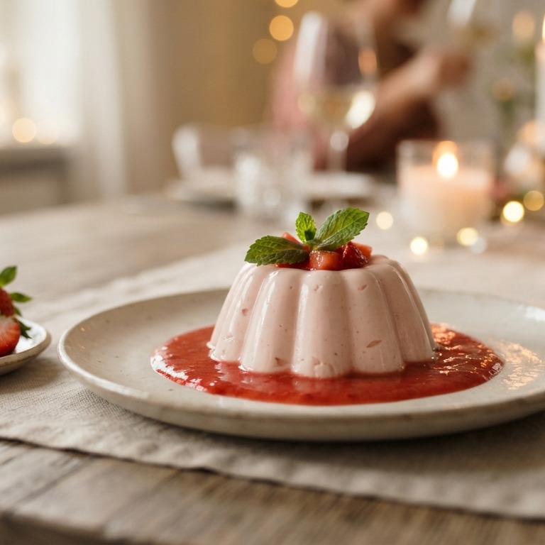 Aardbeienbavarois recept