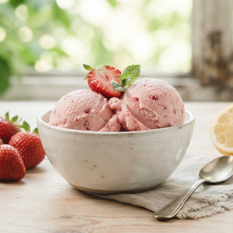 Aardbeienijs recept