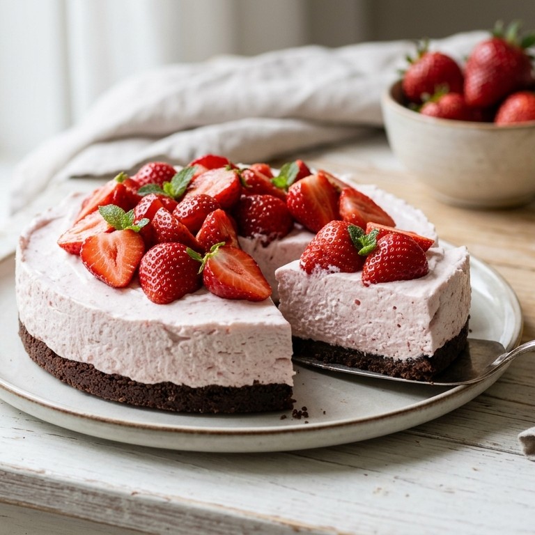 Aardbeienkwarktaart recept