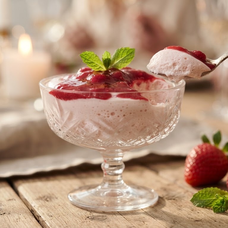 Aardbeienmousse recept
