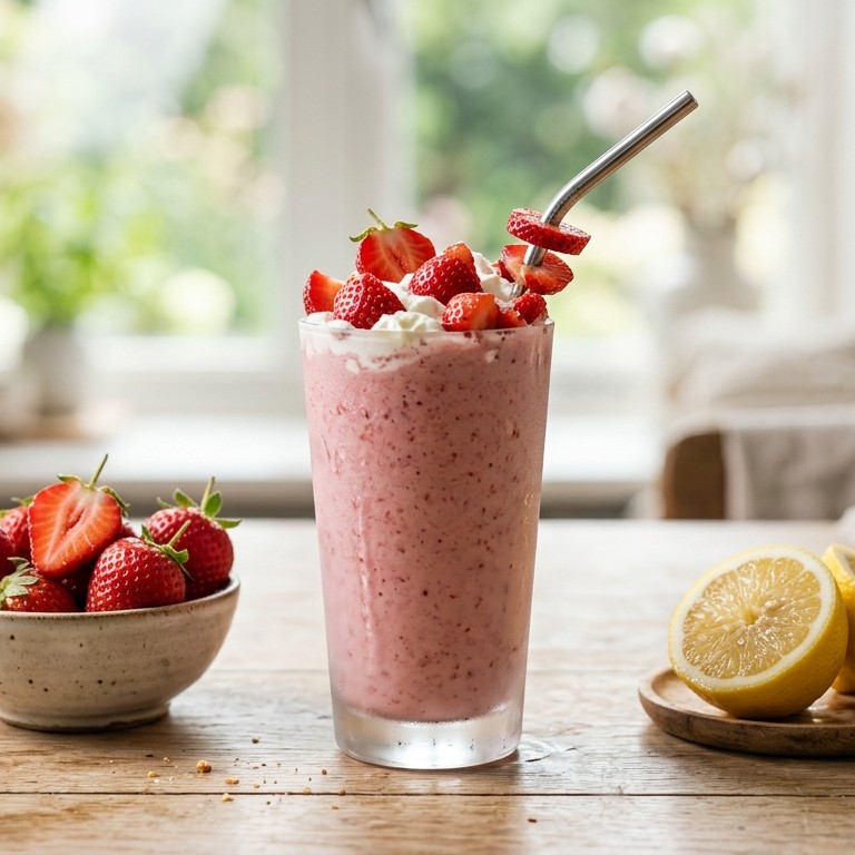 Aardbeienshake recept