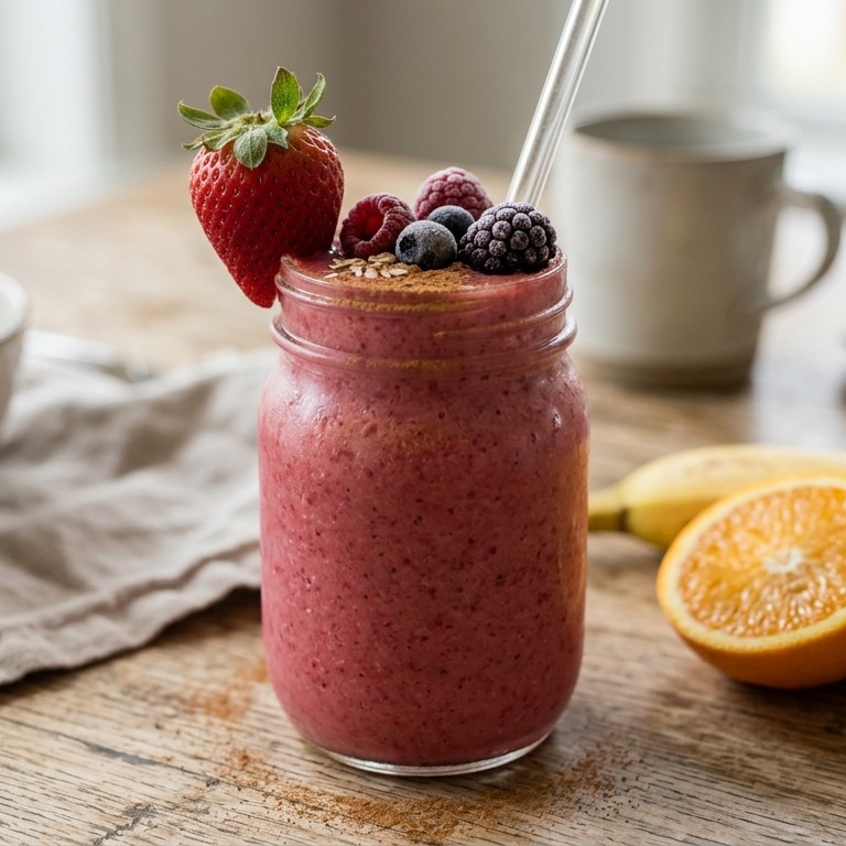 Aardbeiensmoothie met gember recept