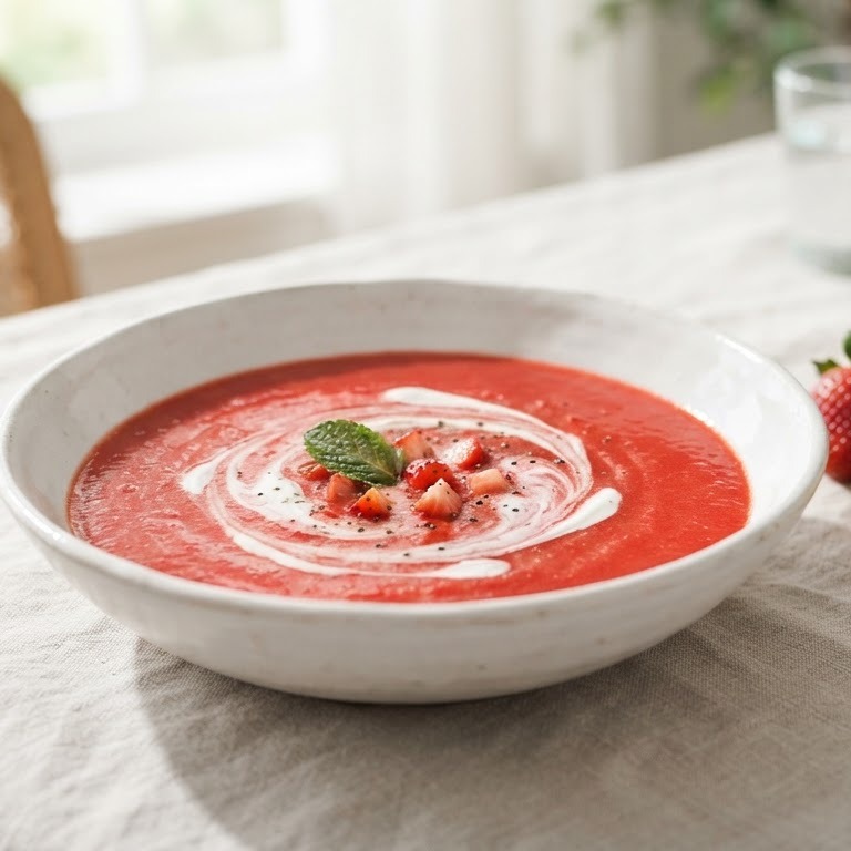 Aardbeiensoep recept