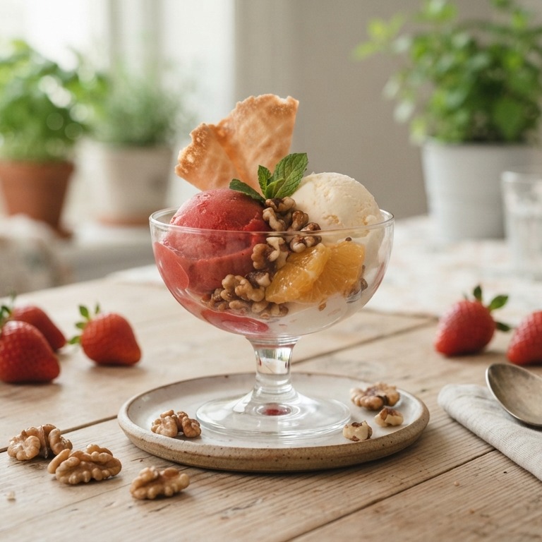 Aardbeiensorbet recept