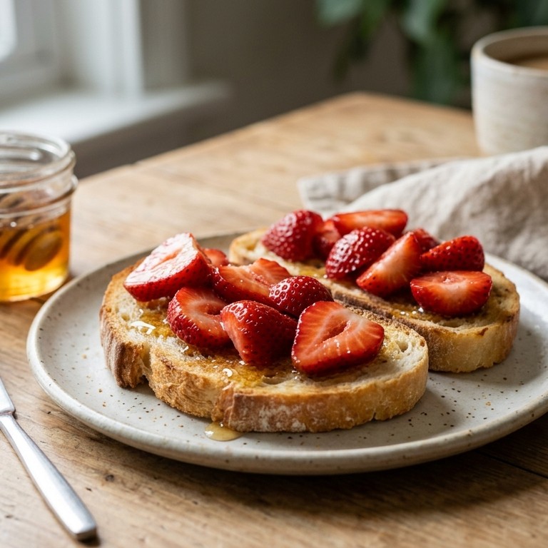 Aardbeientoast recept