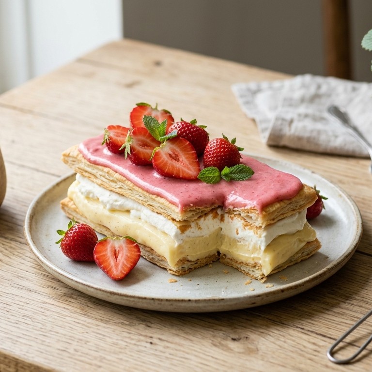 Aardbeientompouce recept