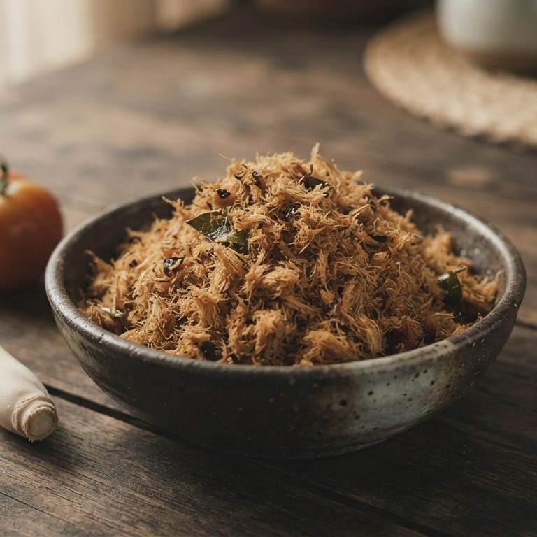 Abon Ikan (droog gekookte gekruide tonijn) recept