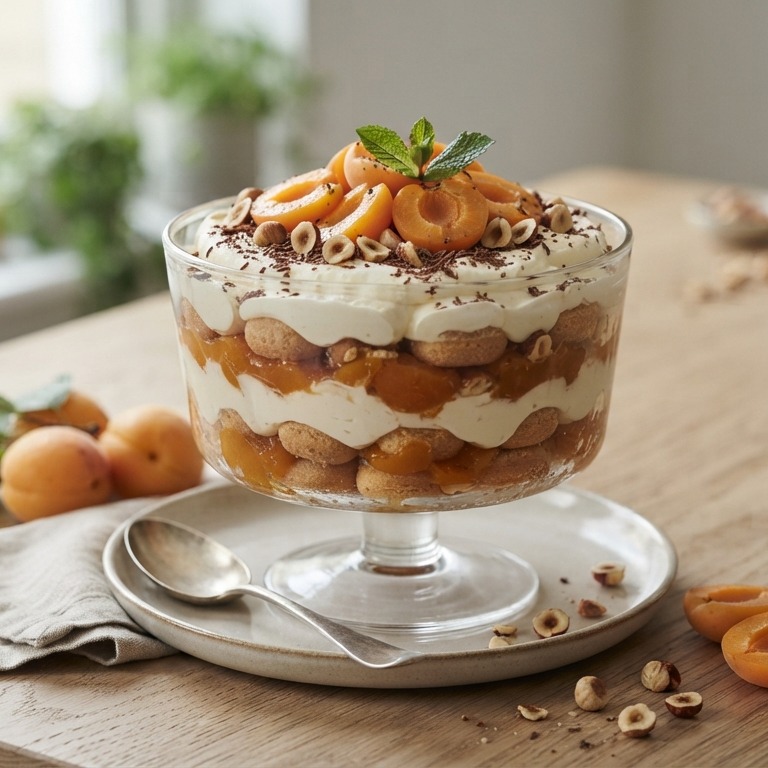 Abrikozen-trifle recept