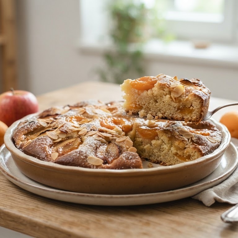 Abrikozenappeltaart recept