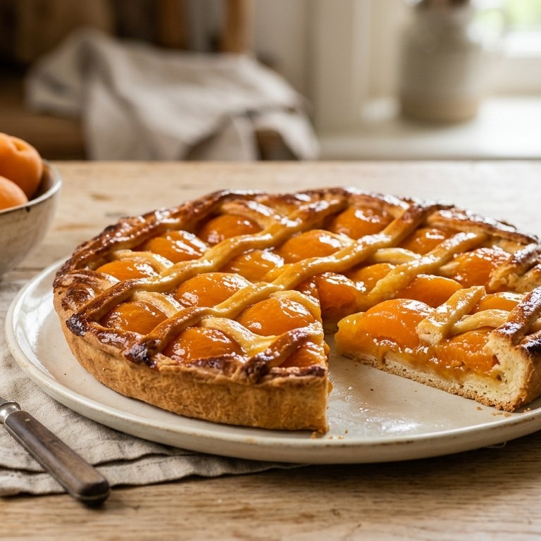 Abrikozenvlaai recept