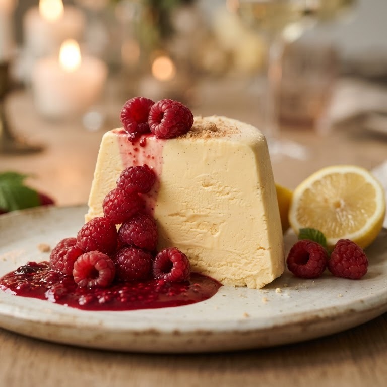 Advokaatparfait met frambozen voor buffet recept
