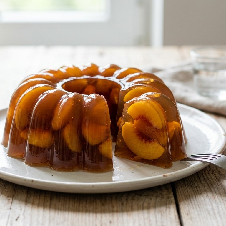 Agar gudir (perzikenpudding) recept