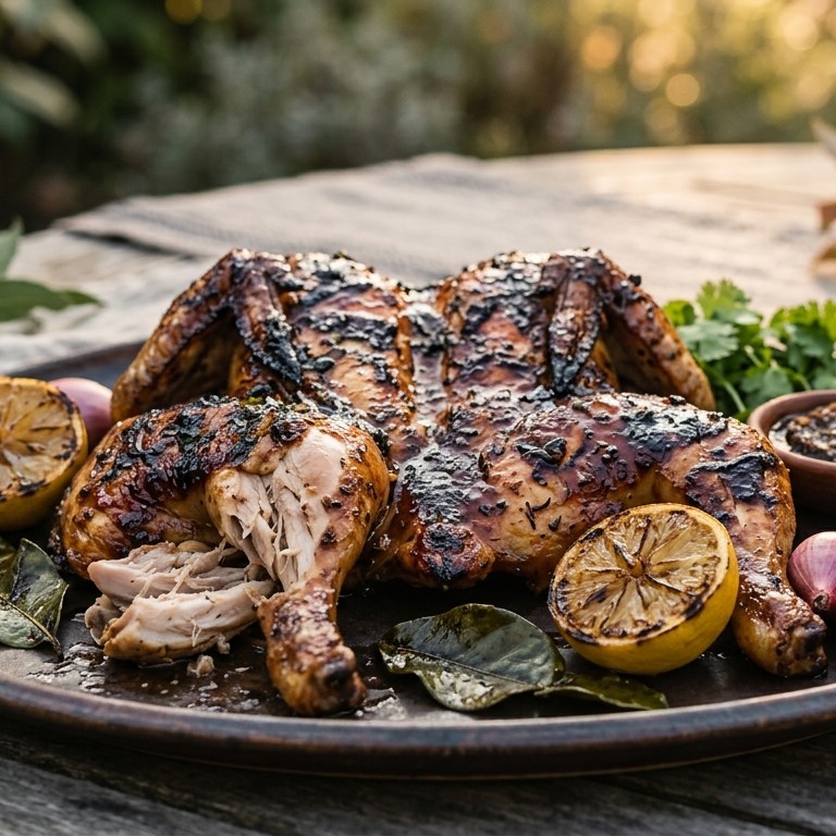 Ajam Bakar Limau (geroosterde kip met citroen) recept