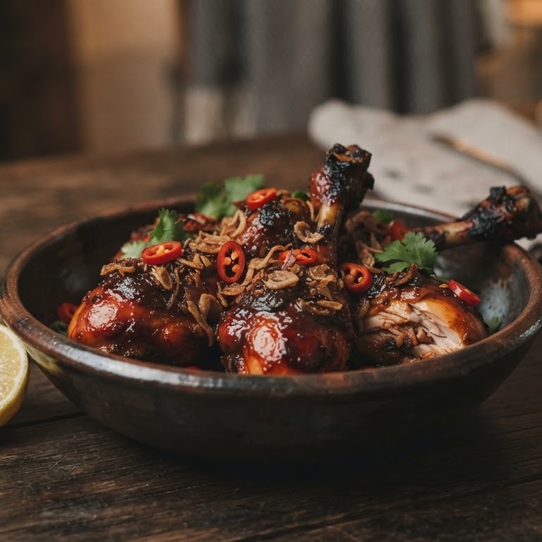 Ajam Bali (hete kip) recept