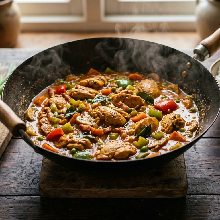 Ajam garam masala (kip kerrie) recept