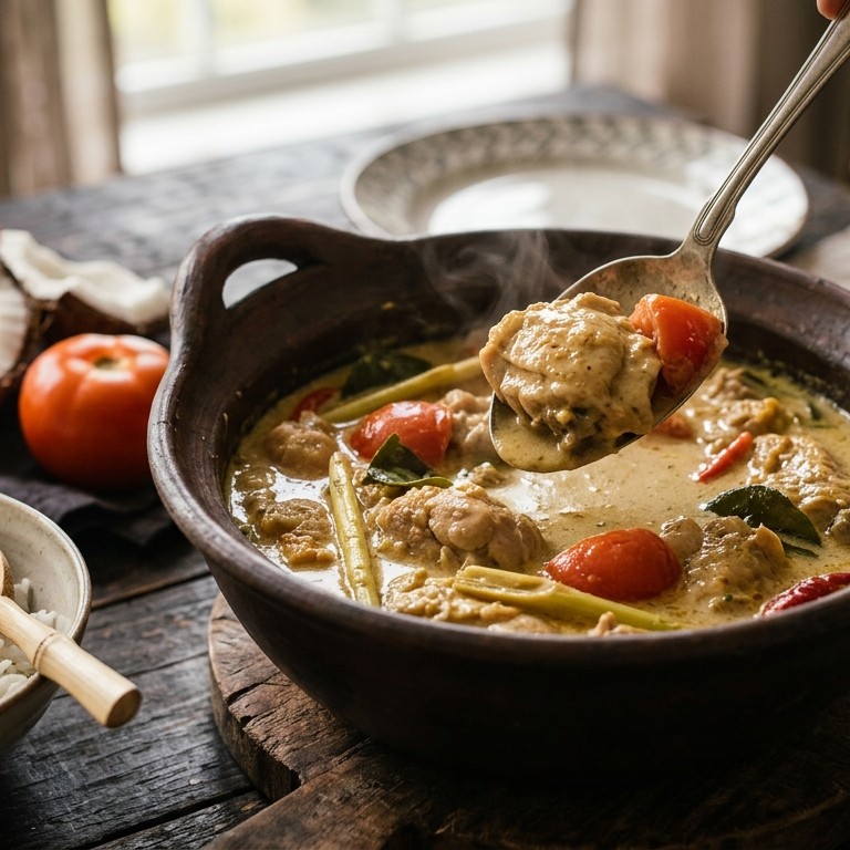 Ajam gomeh (kip in kokossaus) recept