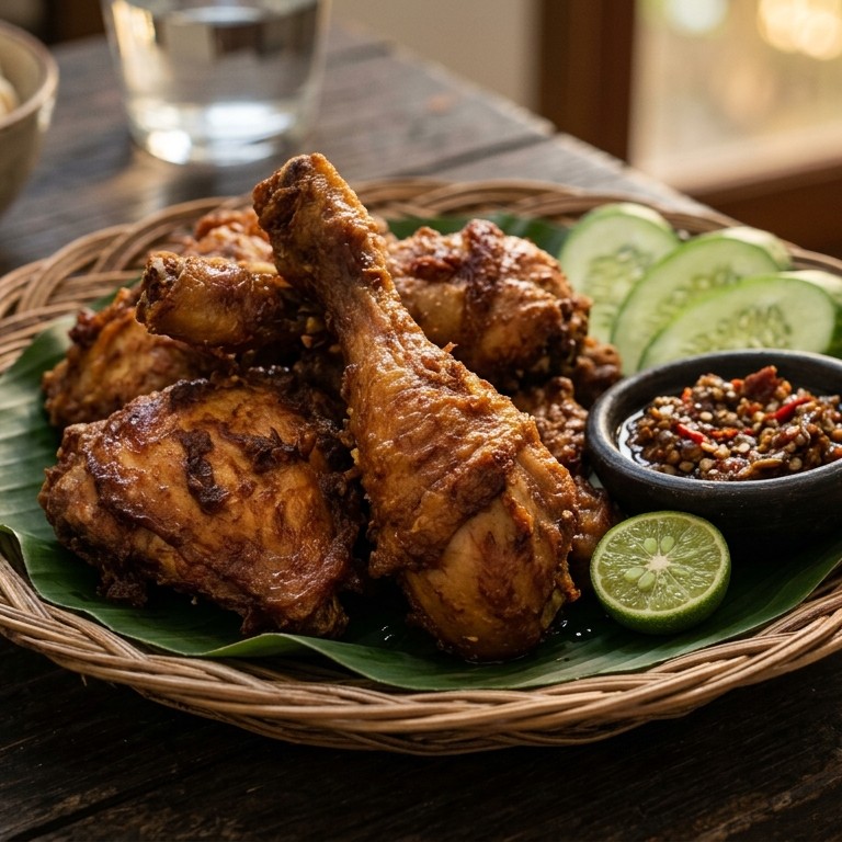 Ajam goreng (gebakken kip) recept