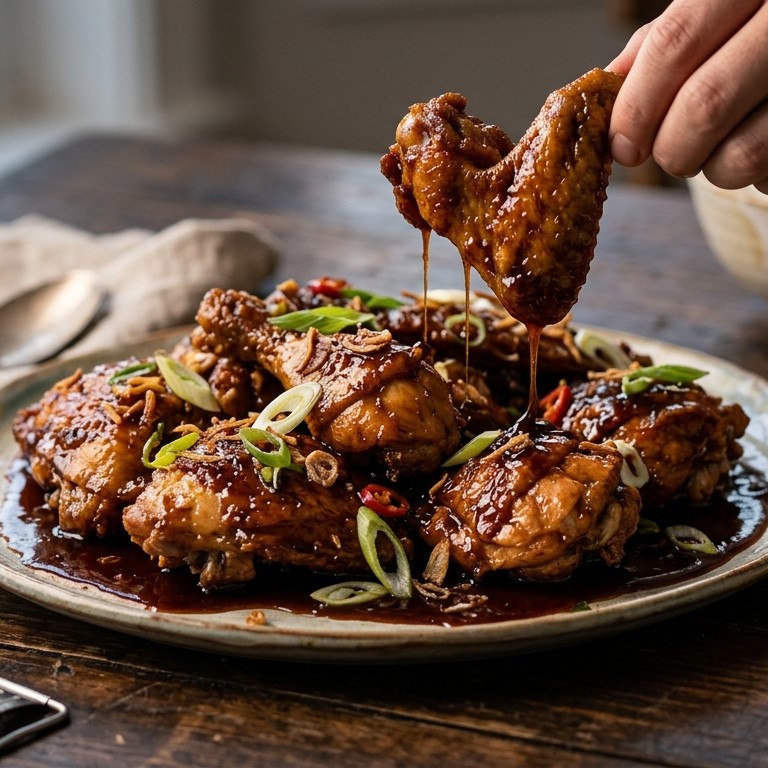 Ajam Goreng Mentega (gebakken kip in botersaus) recept
